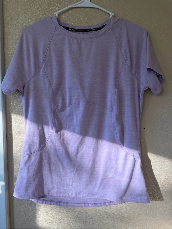 Spyder Tops - Spyder Women’s Light Lavender Short Sleeve Athletic Tee